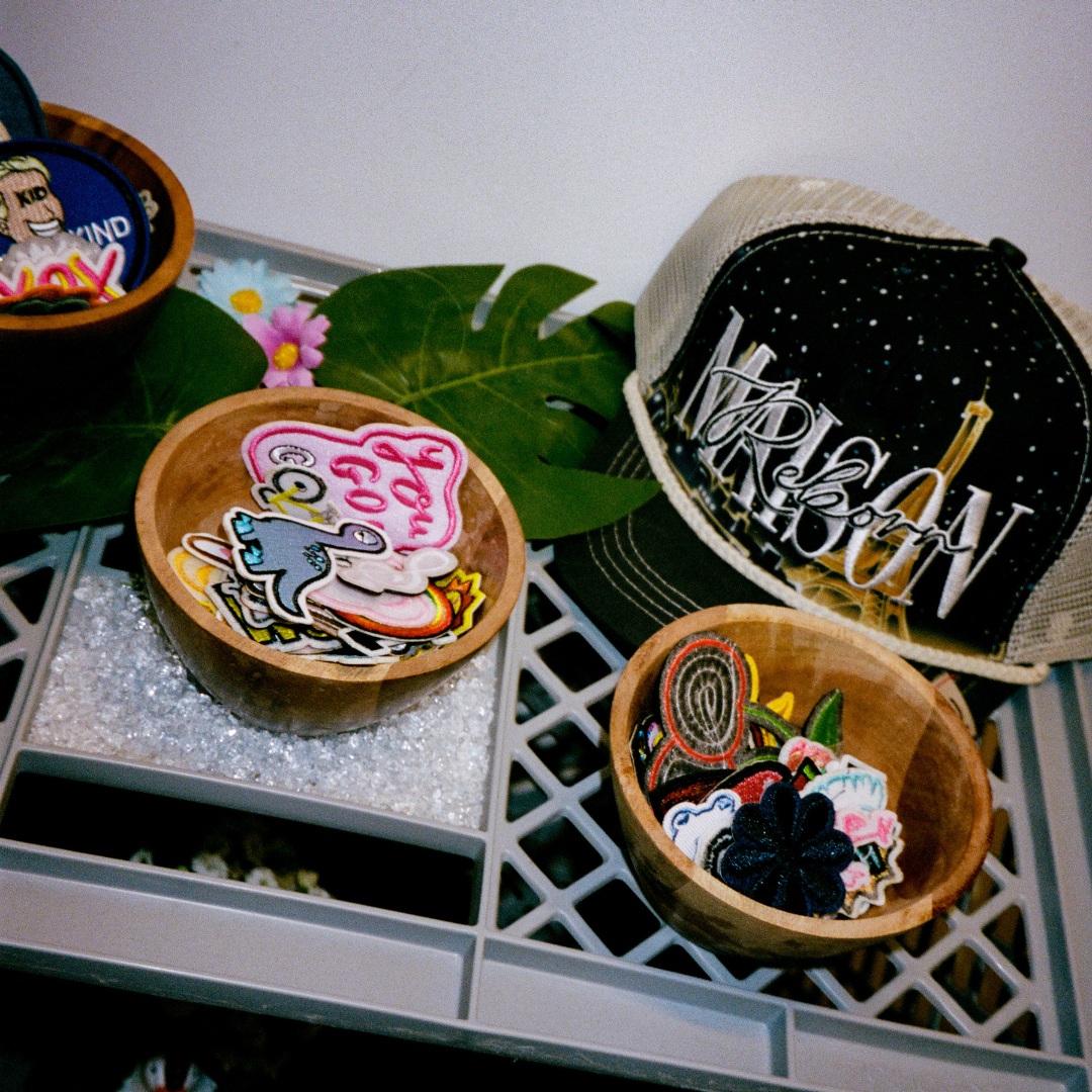 Maison Reborn By KIILU Midnight Black Trucker Cap